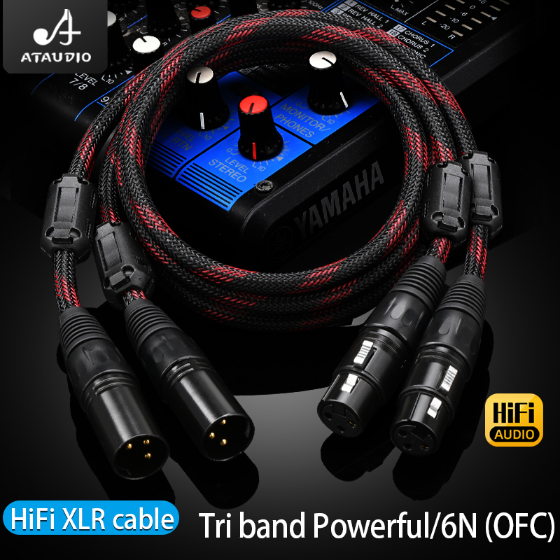 Câble audio XLR mâle vers femelle M/F ODavid, une paire, blindé pour microphone, centre commercial XLR rette
