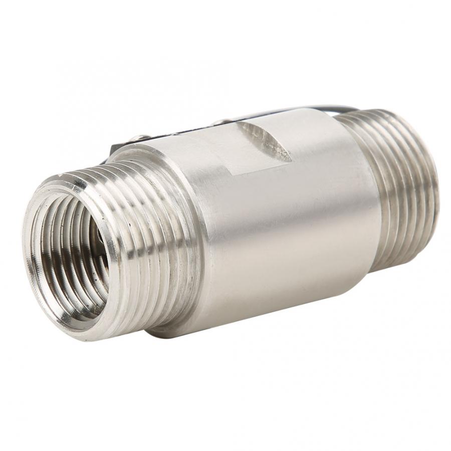 Interruptor de flujo de agua FS-04 G3/4, Tipo de pistón, acero inoxidable 304, rosca macho doble, Sensor de Flujo de Agua