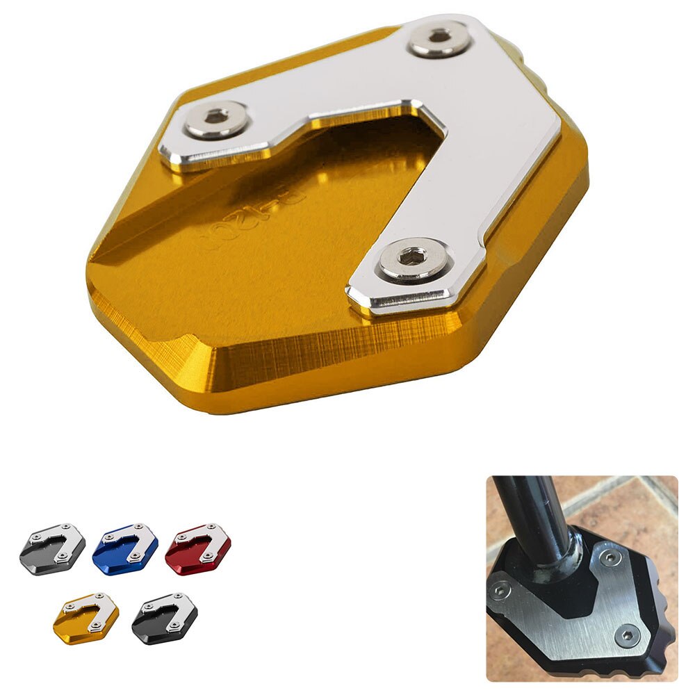 Placa de extensión de pata de cabra para motocicleta, soporte lateral de pie, almohadilla de agrandamiento para BMW R 1200 GS R1200GS LC