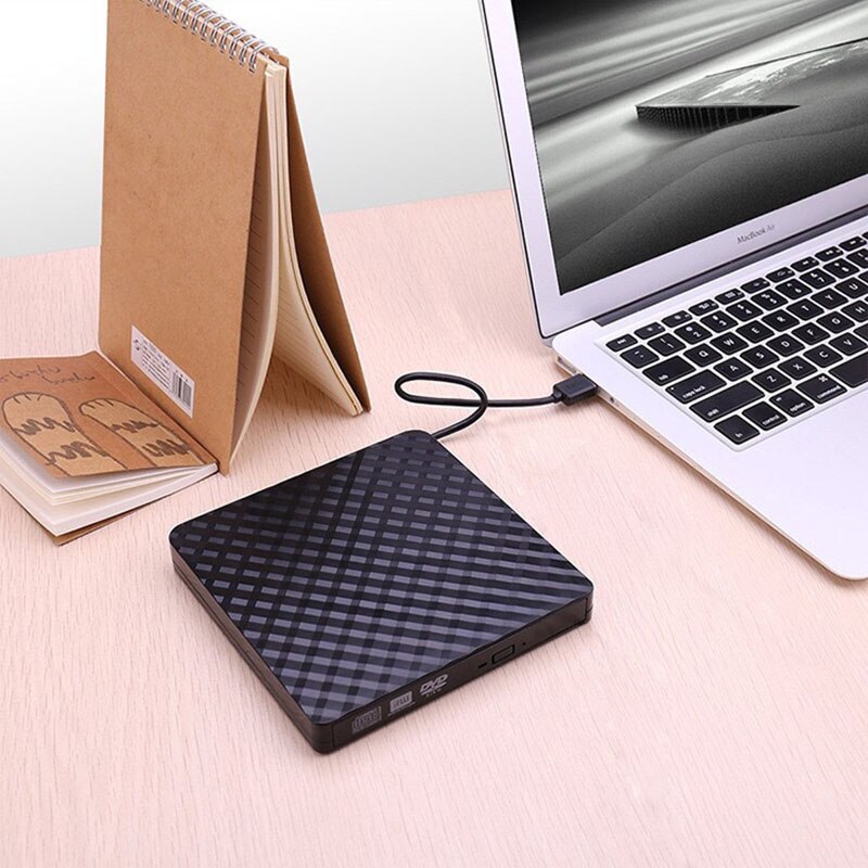 Grabadora de CD/DVD externa USB 3,0, grabadora de CD/DVD externa de escritorio para un ordenador portátil, universal, móvil, Unidad óptica