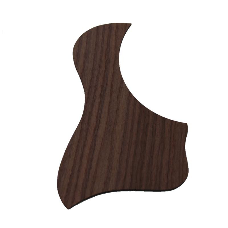 1PC Acoustic Guitar Pickguard Self-adhesive Pick Guard Sticker for Backhand guitar Accessories rose wood ebony