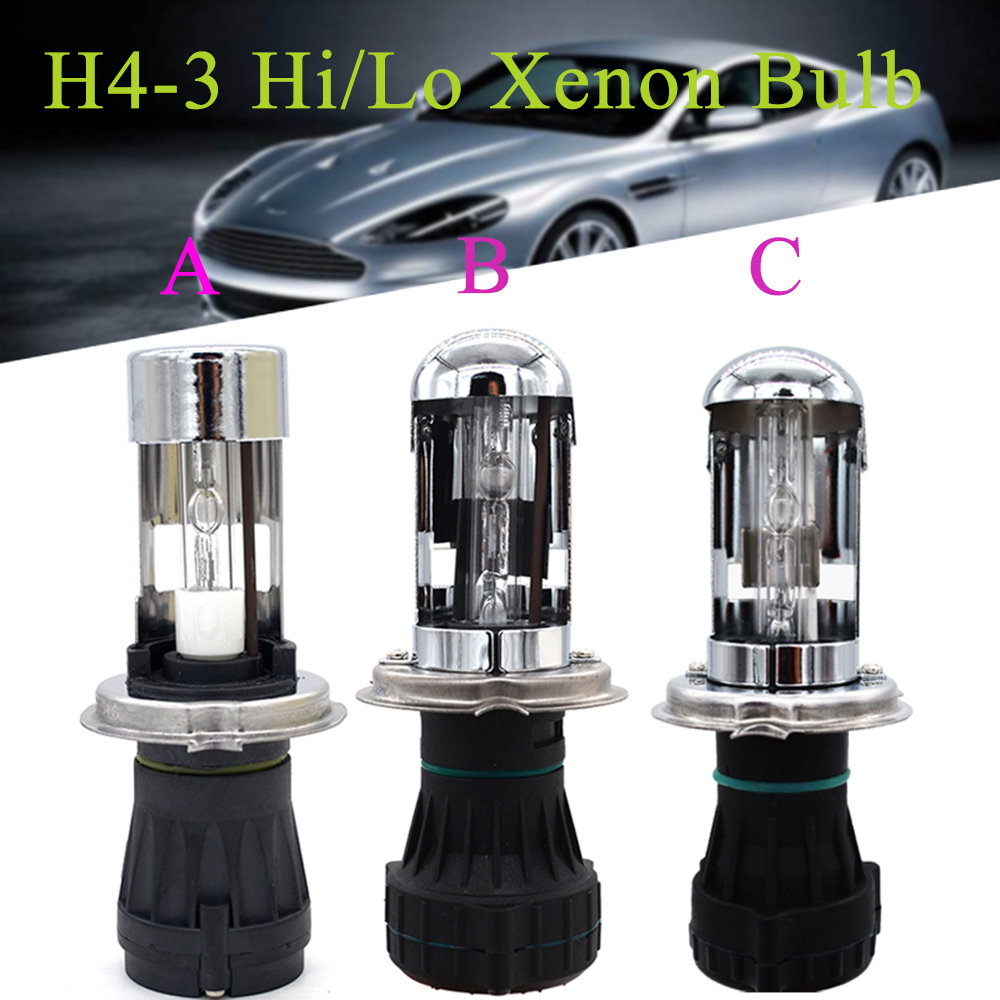 AC 12 v 35 w BiXenon H4 Hi/Lo Xenon Lamp Cnlight H4-3 4300 k 5000 k 6000 k auto Koplamp Vervanging Hoogtepunt H4 Xenon Lamp 8000 k