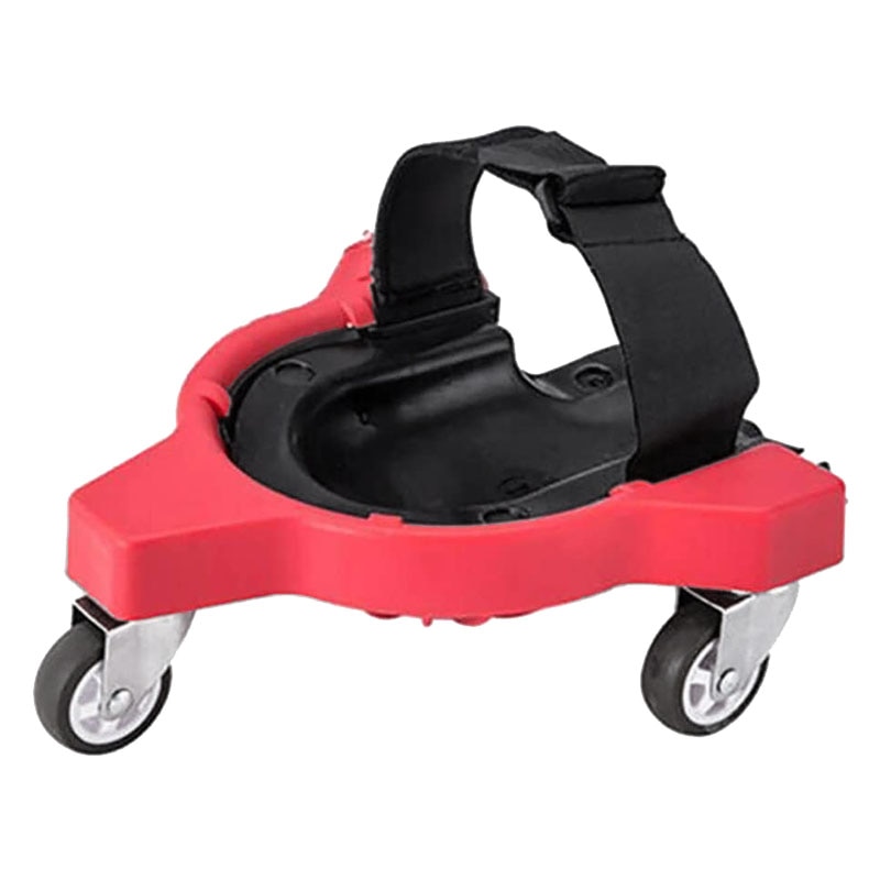 1 stk knebeskytter rullende hjul mobil fleksibel leggeplattform glidearbeid byggejobber site,red: Default Title