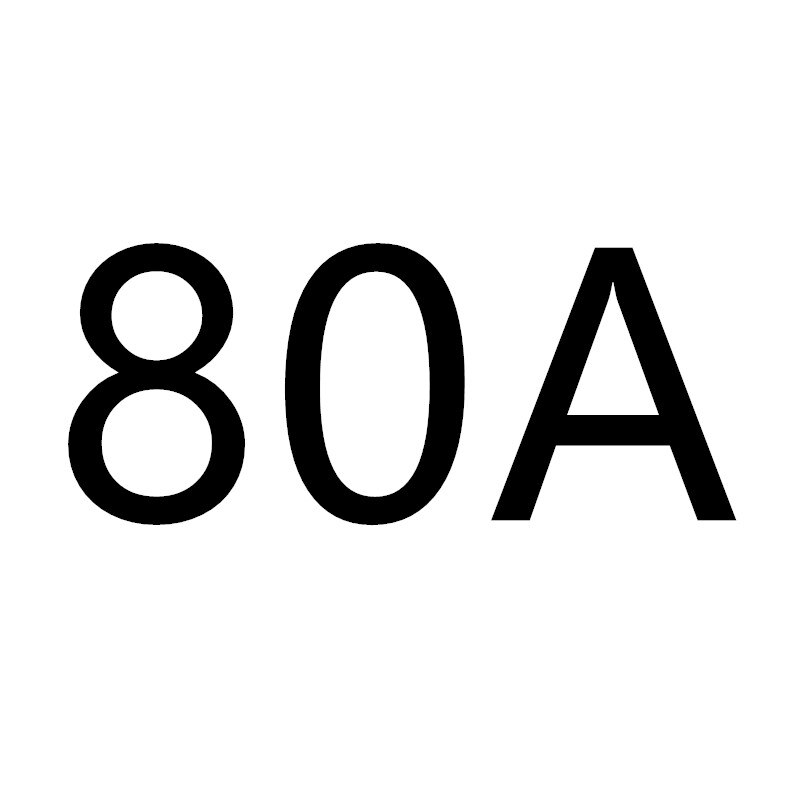 5 Pcs Fuse Box Automotive Rectangle Fuse 60A 80A 100A Auto Fuses For Excavator Nissan Sunny Paladin: Dark Grey