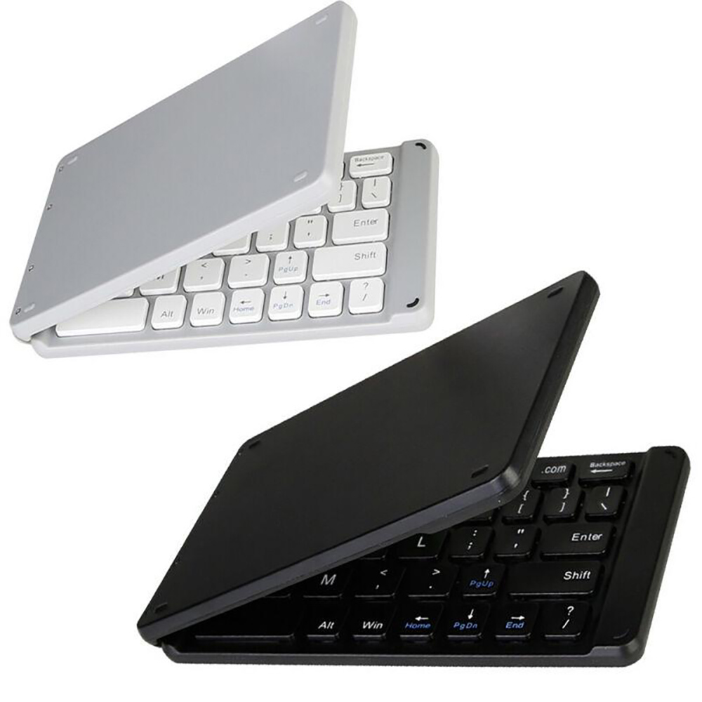 Wireless Folding Bluetooth Keyboard Licht En Handig Bluetooth 3.0 Opvouwbaar Toetsenbord Opvouwbaar Bt Draadloze Toetsenbord Voor Telefoon Laptop