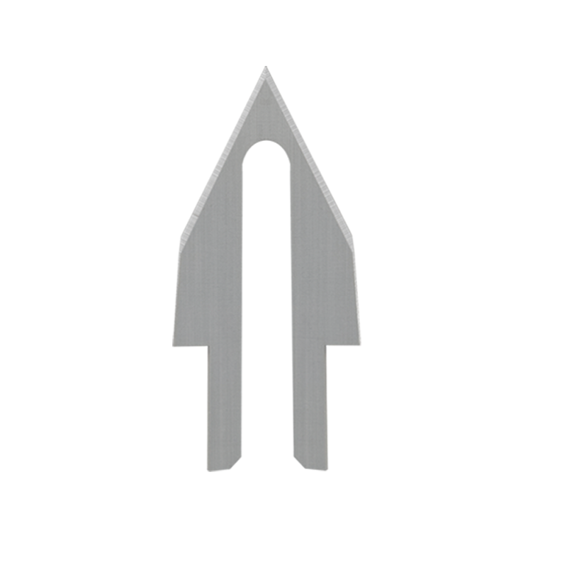 1PC 5/10/15/20/25CM R Blade Nickel-Chromium Alloy Electric Knife Spare Blade For Cutter Machine Accessories: Grey/Green