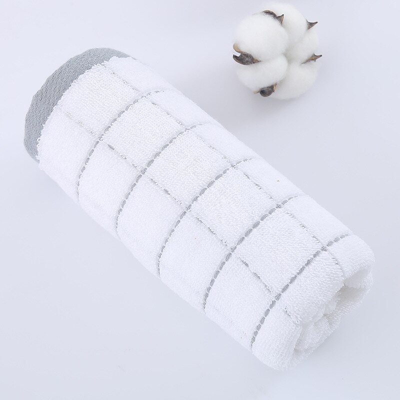 Plaid Towel 35*75cm 100% Cotton Face Towel Soft Super Absorbent Bath Towel Face Hair Shower Towels for Adults Kids