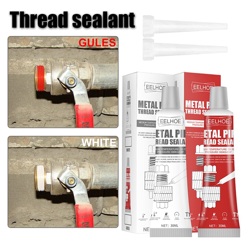 Metal Pipe Thread Sealant Multipurpose Heat-Resistant Thread Locking Agent Simple Operation XHC88