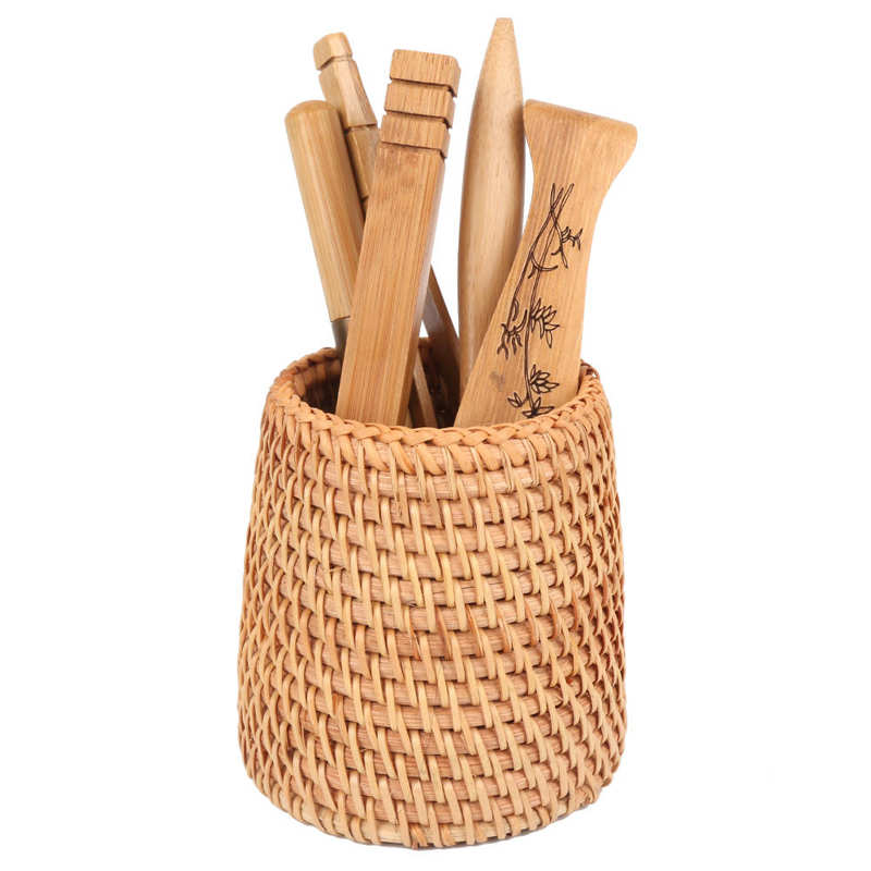 Thee gereedschapset thee-emmer keukengerei benodigdheden set theewinkel voor kantoor thuis