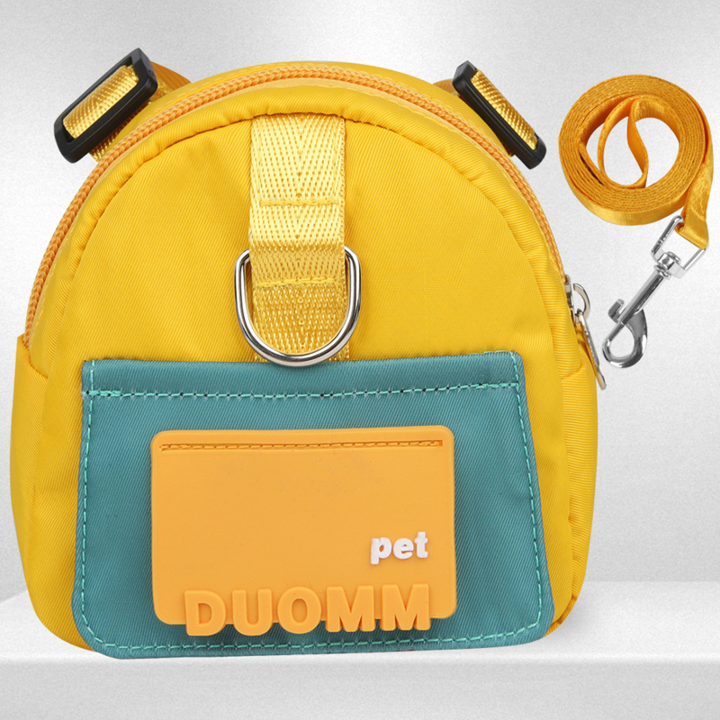 Süße Hunde Rucksack wasserdichte Hunde Welpen tasche mit Geschirr bequeme große Kapazität Snack draussen Haustier liefert Zubehör: Zwiebel Grün