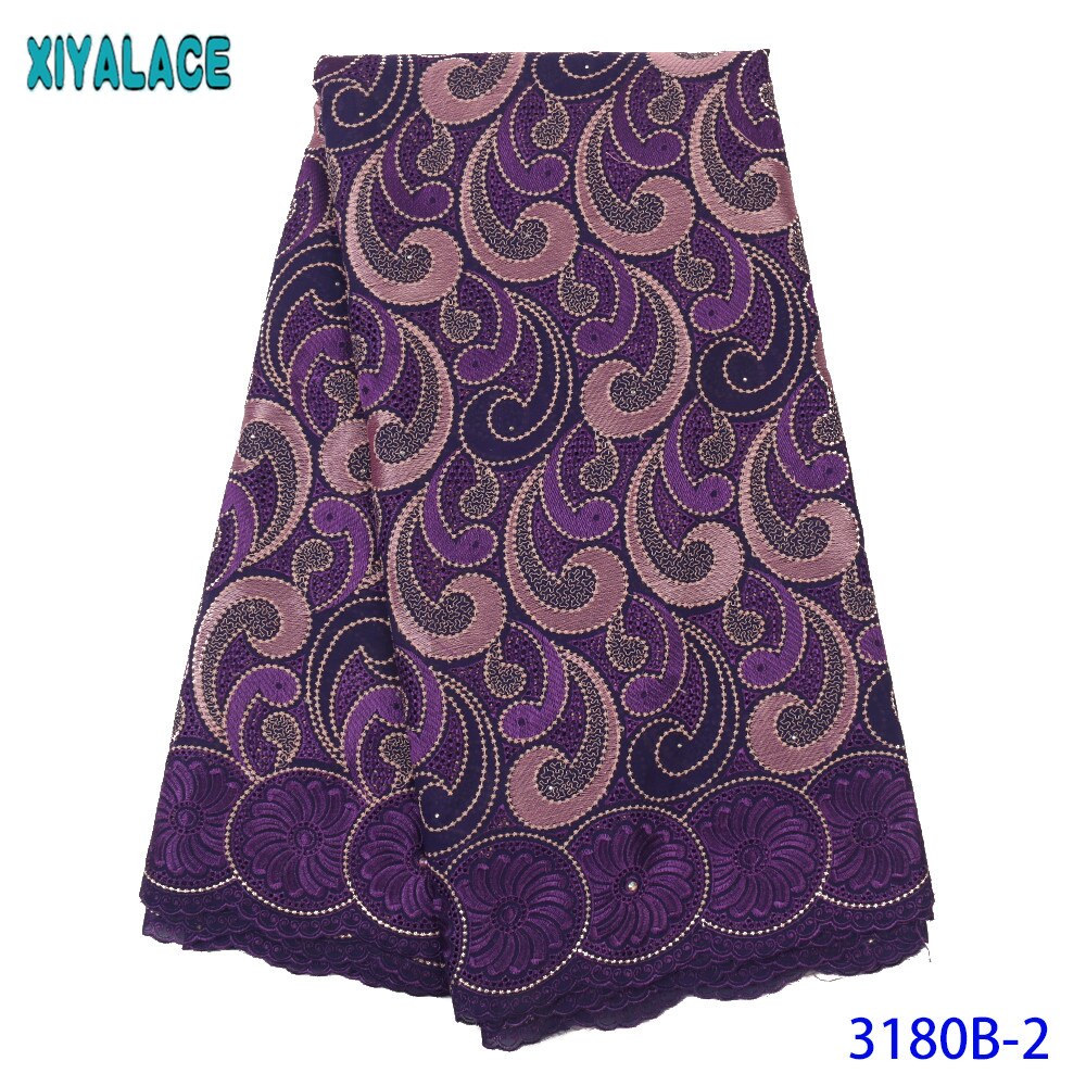 African Lace Fabric Swiss Voile Lace In Switzerland Nigerian Embroidery Lace Fabric for Women KS3180B