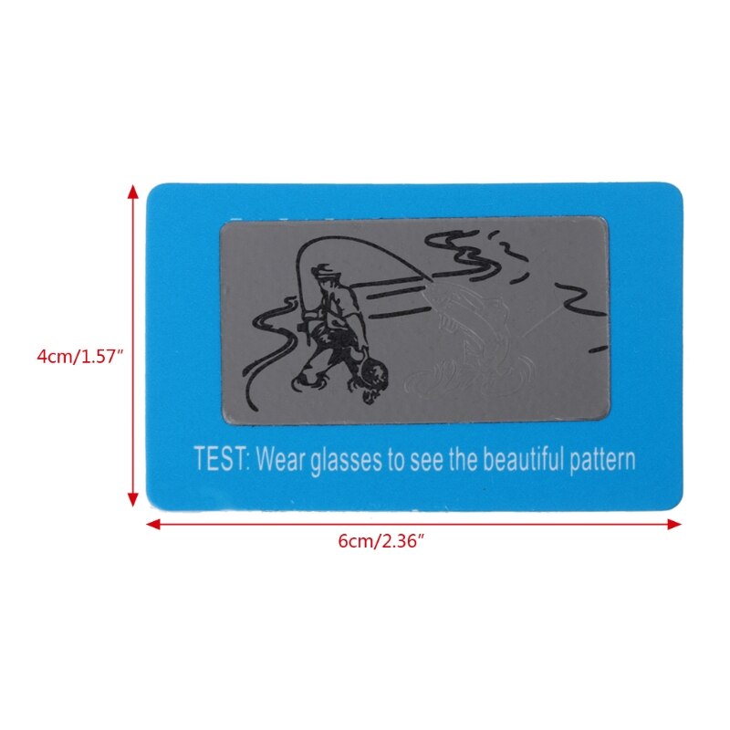 10Pcs Zonnebril Gepolariseerde Testkaart Schaduw Test Uw Zonnebril Gepolariseerde Lens