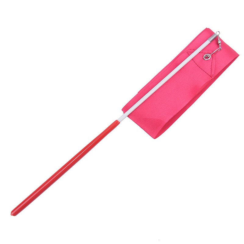 2/4 Meter Gym Ribbons Dance Ribbon Rhythmic Art Gymnastic Ballet Streamer: 2M Rose Red