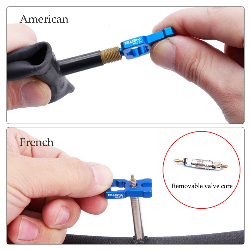 4 1 Bicycle Valve Tools Multifunction / Valve Disassembly Installation Tool For MTB Road Bike