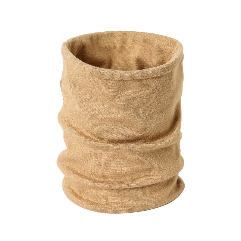 Winter Ring Nacken Schal Frauen Feste Kaschmir Snood Nacken Schals Baumwolle Ich bin Freien Warme Runde Schals für Männer Maske Thermische unisex: khaki