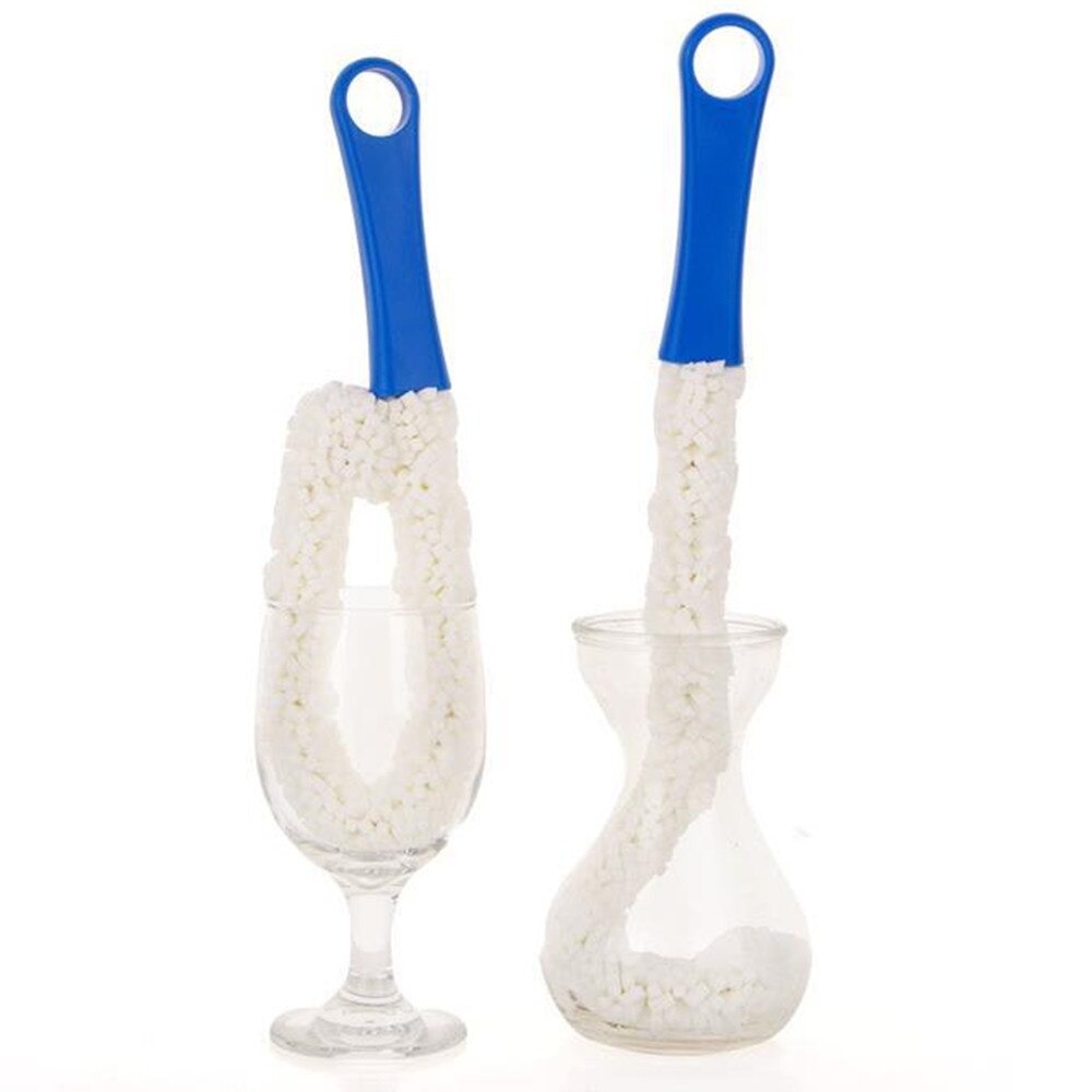Lange Borstel Schuim Fles Decanter Wijnglas Bar Keuken Cleaner Praktische Keuken Wassen Tool Schotel Kichen Accessoires #: Default Title