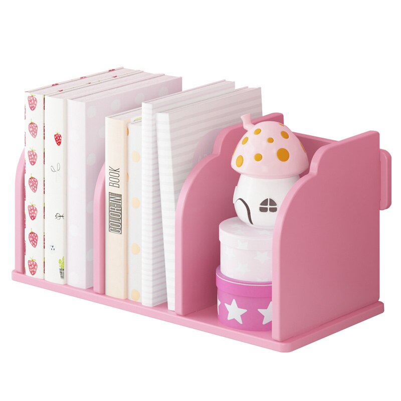 Plast bogreol bordplade bogholder hylde opbevaring organizer fil papir magasin rack organizer bogreol kontor boligartikler