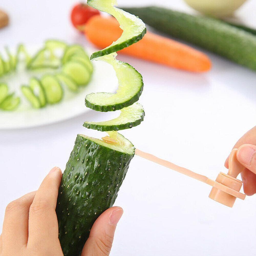 cortador espiral de zanahoria, cortador de verduras de cocina, accesorios de corte, cortadora en espiral, aparatos de cocina de patatas, modelos Ho M2K7