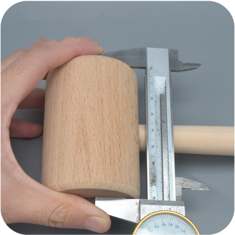 1 stk træudskæring mallet læder håndværk arbejder udskærere hammer værktøjer til træværks tømrerarbejde