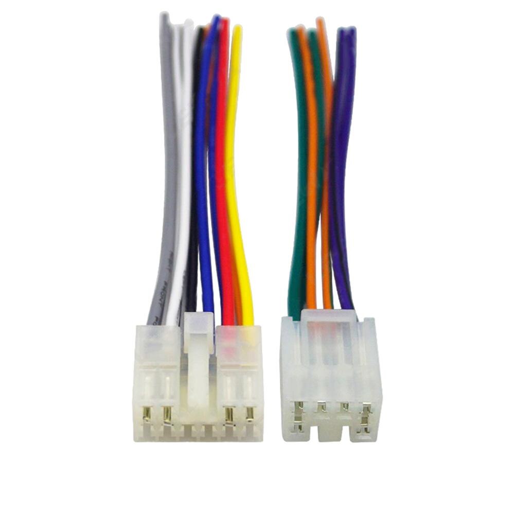 Kit de instalación de cables de arnés de cableado para reproductor de CD estéreo de Radio de coche , 2 uds., para accesorios de automóviles Toyota, productos de suministros