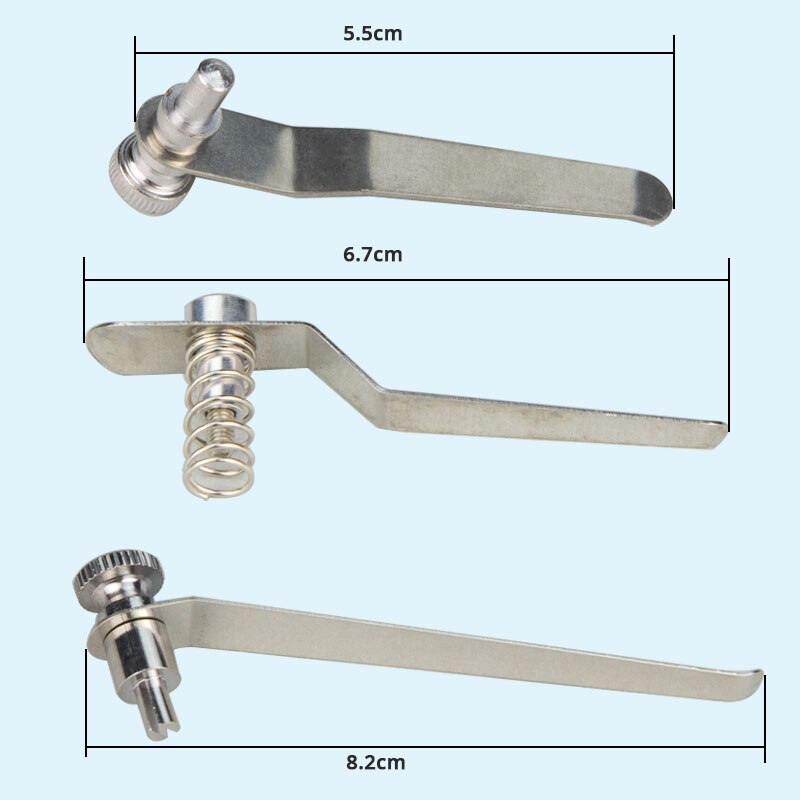 2 Stck Mikroskop Bühne Clip Sonde Presser Biologische Stereo Mikroskop Zubehör