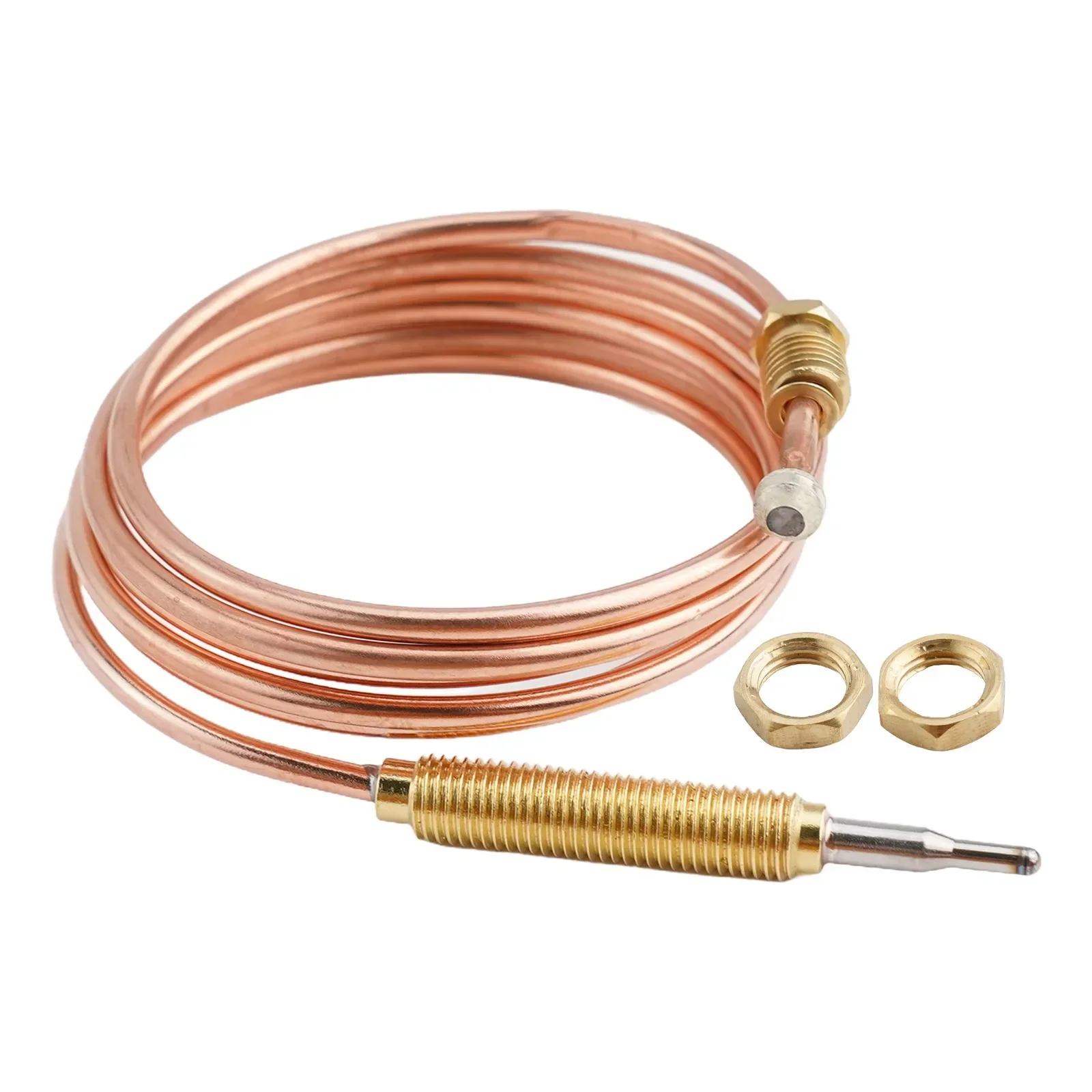 M8 Thermoelement 600 mm 900 mm 1200 mm 1500 mm Gewindesonde für Gasbrenner, Kamine, Öfen, Zubehör