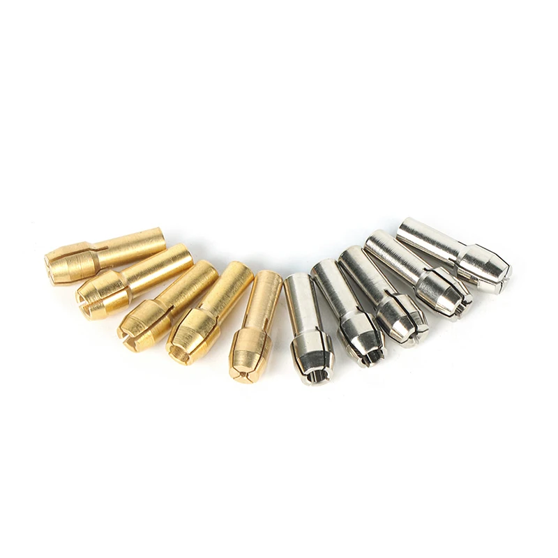 10 stuks dremel mini-boorhouders, booradapter met 4.3 1.0mm-3.2mm , micro-spantanghouder voor dremel-accessoires