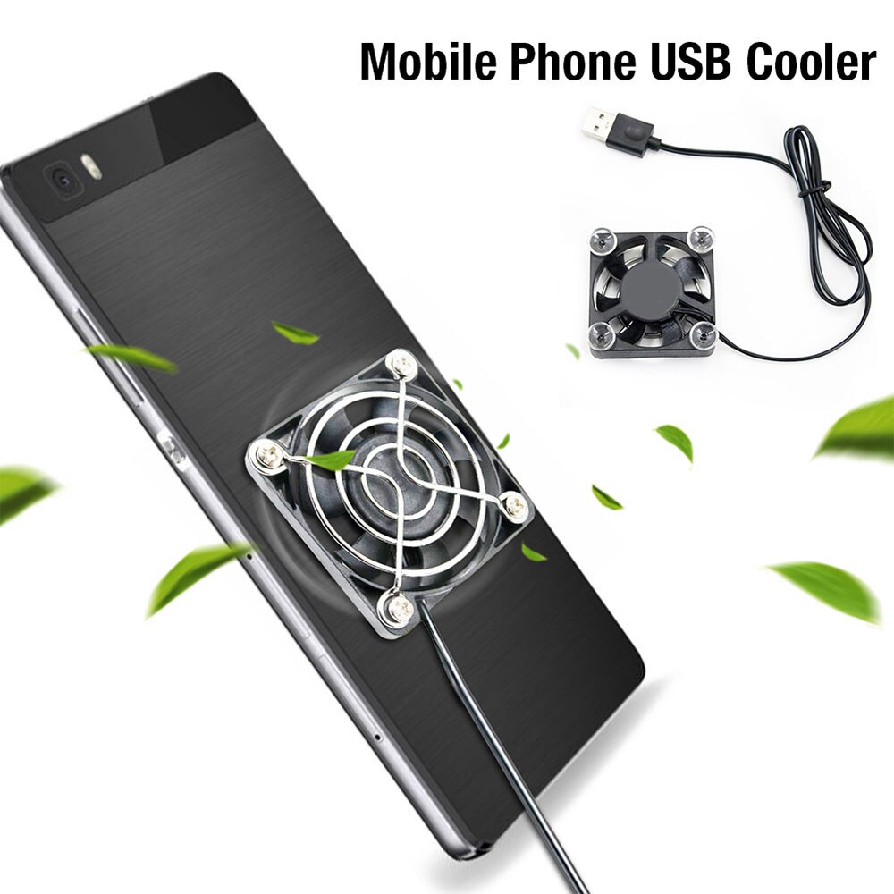 Ventilateur de refroidissement Portable USB, refroidisseur de téléphone Portable de jeu, radiateur de téléphone Portable, outil de refroidissement encliquetable pour IPhone/Huawei/Xiaomi
