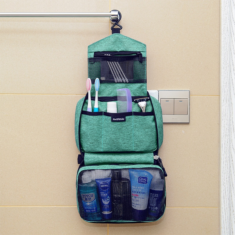 Naturehike unisex resor necessär arrangör hängande tvättpåse för badrum dusch rakning dopp kit necessär hygienväska