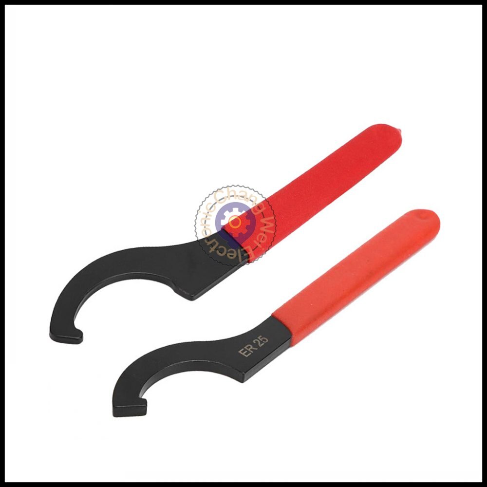 1Pcs High-carbon Steel ER Collet Chuck Nut Wrench Spanner Tool ER25 ER32 ER40 For Collet Chuck Holder CNC Milling Machine Cutter