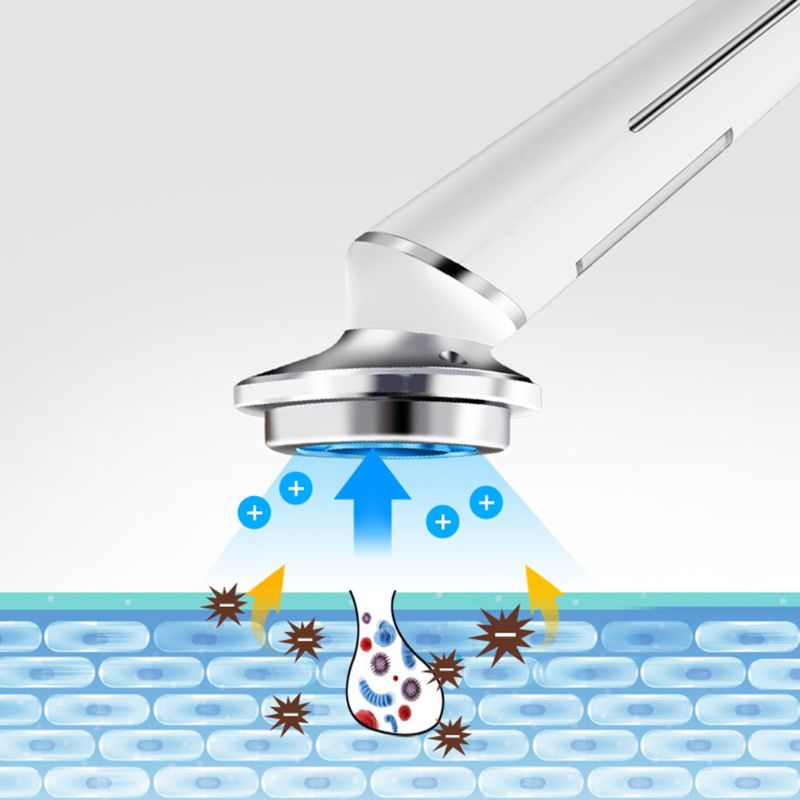 Rf ems iontoforese luz estética facial vibração microcorrente importação de umidade da pele limpa elevador cuidados instrumento