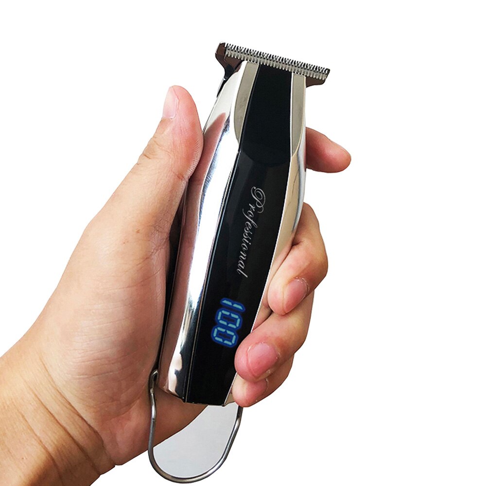 100-240V Elektrische Tondeuse Oplaadbare Tondeuse Cordless Kaal Trimer Mannen Haar Scheerapparaat Scheerapparaat Twee- snelheid Kapsel Machine