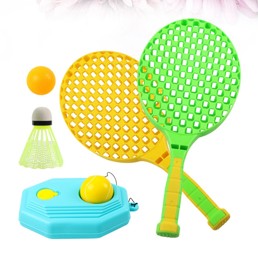 1 Set Kids Tennis Racket Tennis Training Set Educational Toys for Kids Children Toddlers (Assorted Color): Default Title