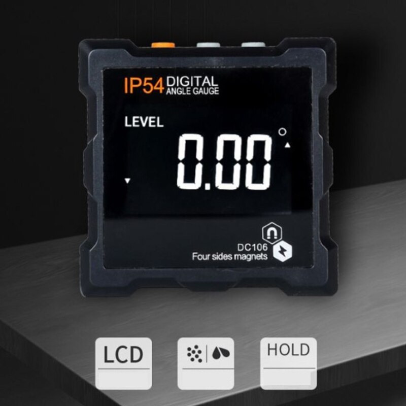 Digital Protractor Angle Finder Level Inclinometer Magnetic Digital Level LCD