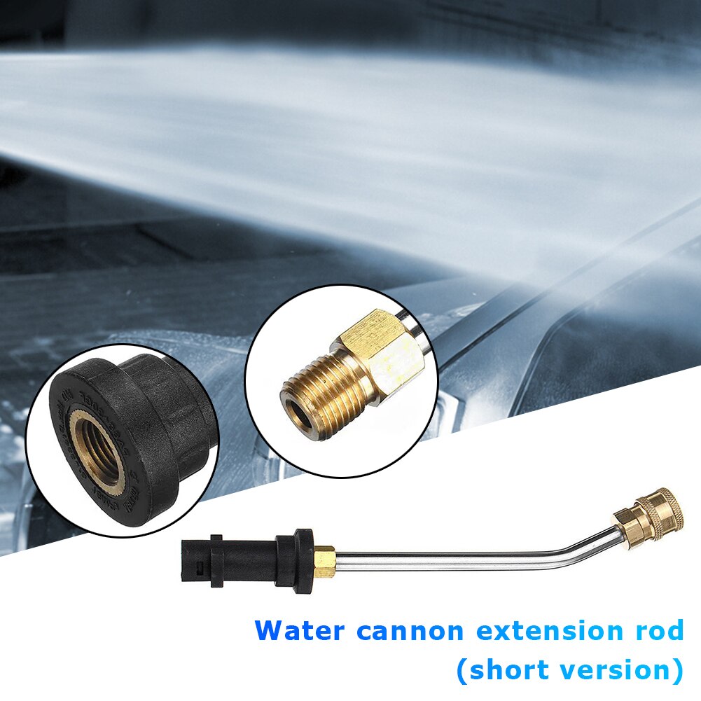 Stainless Steel 1/4 Quick Connect Wand Lance Spray Gun Extension for Karcher K2-K7 4000psi High Pressure Washer