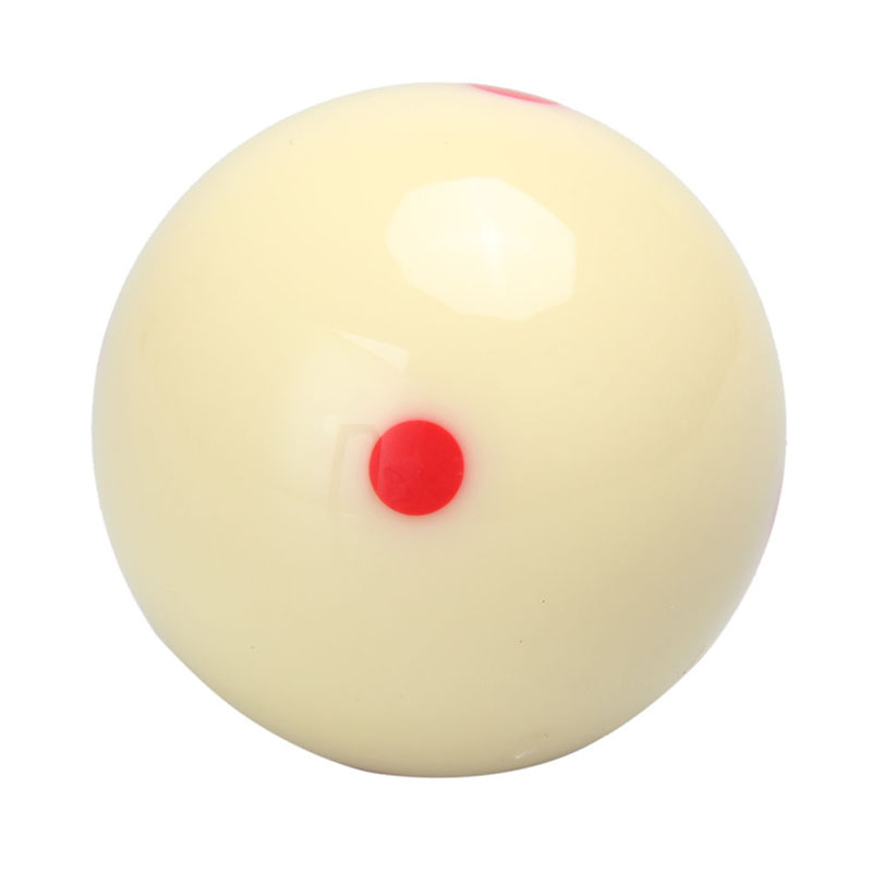 5.72 cm Red 6 Dot-Spot Measly White Pool-Billiard Practice Training Cue Ball Billiard Pool Ball Replacement