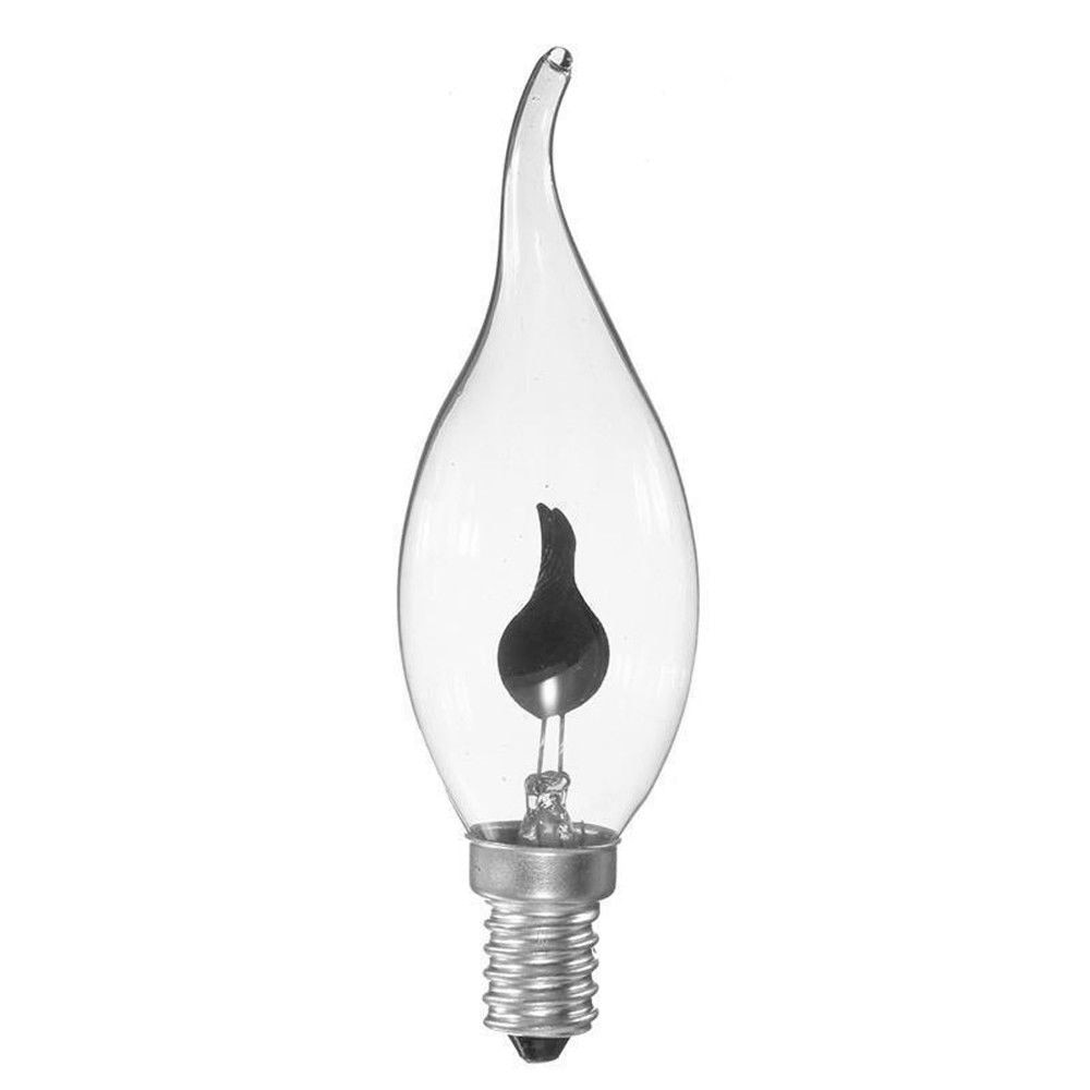 1 bombilla LED parpadeante con efecto de llama de fuego para decoración del hogar