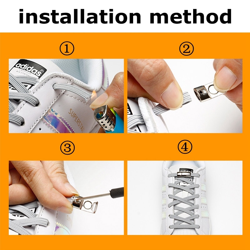 Lacci magnetici chiusura in metallo fibbia adatta a tutti i tipi di scarpe lacci pigri fibbia bambino adulto casuale unisex senza lacci