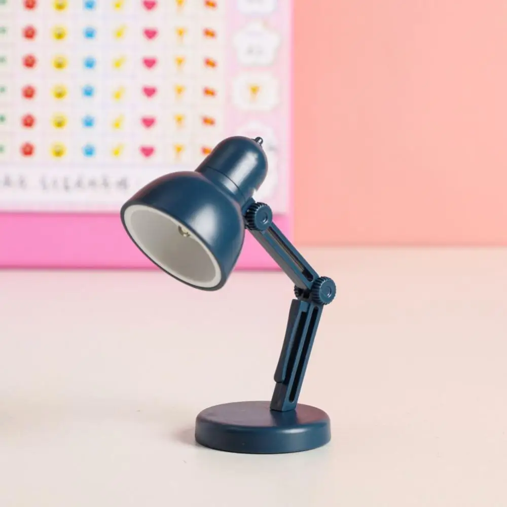 Mini lámpara LED para libros, luz creativa para libros pequeños, luz nocturna para dormitorio, Mini Clip para libros, luz cálida, protección ocular, lámpara de mesa pequeña: Color blanco cálido