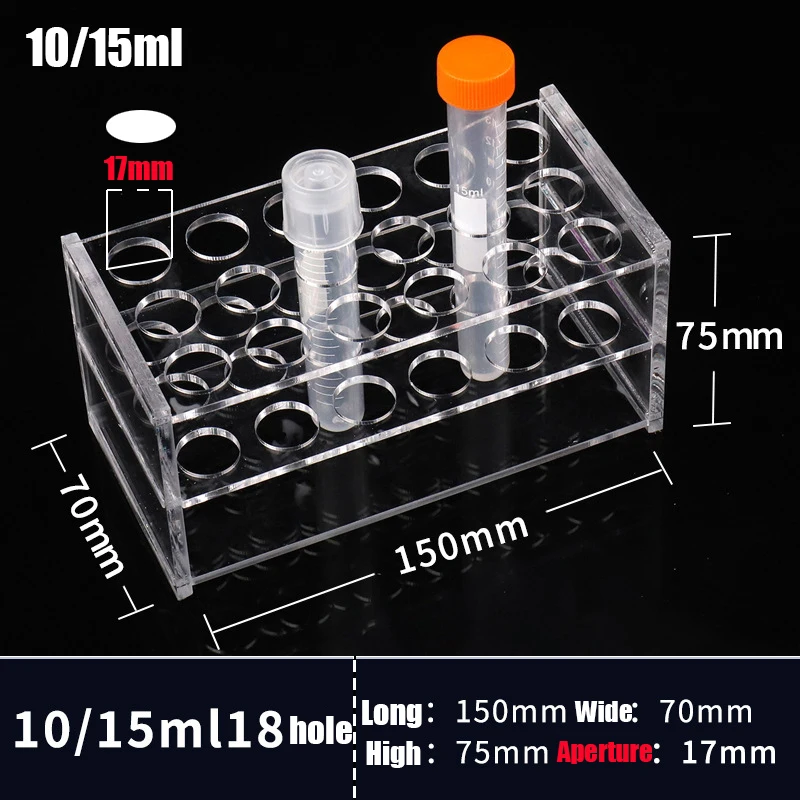 Soporte para tubos de ensayo, soporte para tubos de ensayo de 0,2 ML/0,5 ML/1,5 ML/2ML/10ML/15ML/50ML, 40/40/24/24/18/10 agujeros, suministros para equipos escolares de laboratorio: Beige