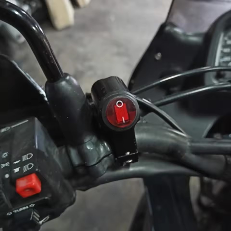 Bouton de guidon de Moto, interrupteur étanche 12V, simple et Double, bouton de phare de Moto, accessoires de frein, nouvel arrivage