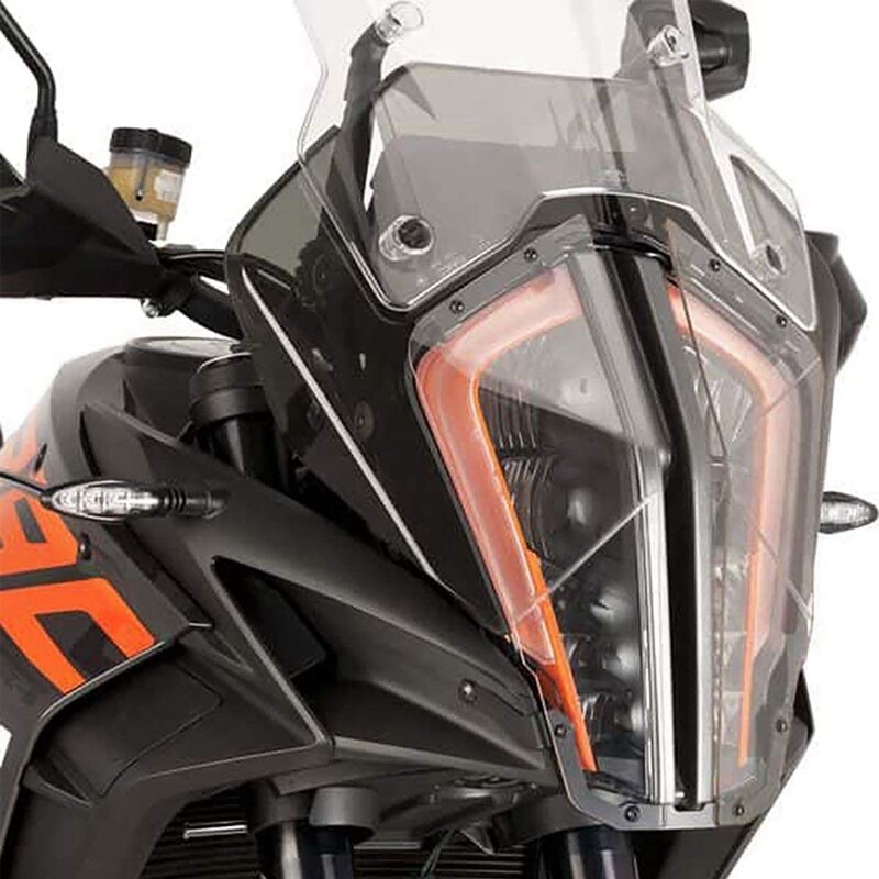 Protector de faros para motocicleta, pantalla de luz delantera para KTM 1290 Super Adventure R 1290 Super Adventure S: Default Title