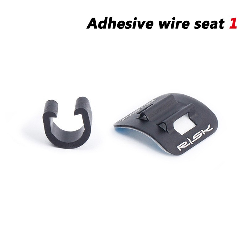 Bicycle Cables Housing Aluminum Cycling Shift Brake Guide Cable Tube Bike Oil Tube Fixed Clips C Shape Fixed Clamp Frame Buckle