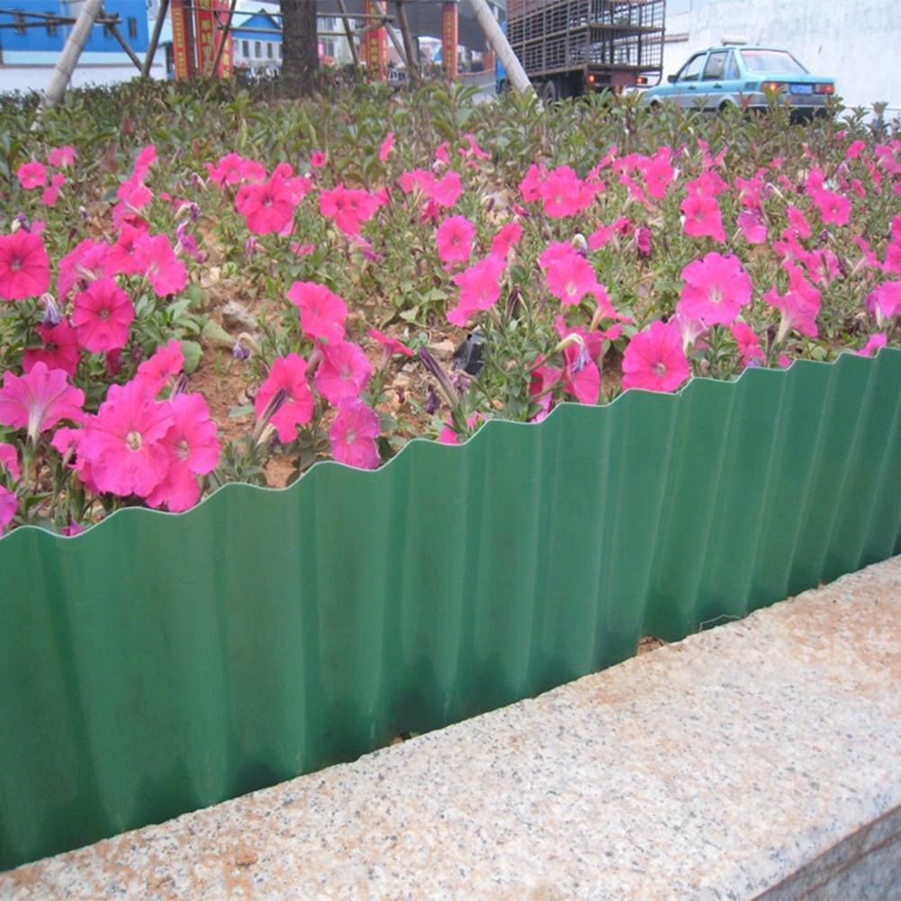 Garden Lawn Plastic Flexible Fence Path For Flower Bed Grass Wall Edge Border Flower Protect Garden Curb Yard Edging Accessary