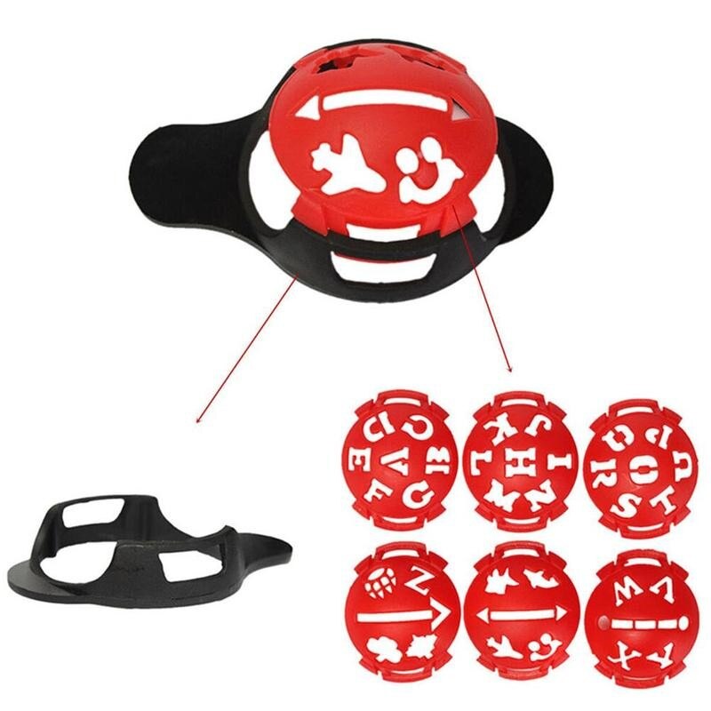 6PCS/lot Outdoor Hollow Alphabet Golf Ball Line Liner Pen Marker Tool Drawing Marks Equipment Alignment Set Accessories V7C1