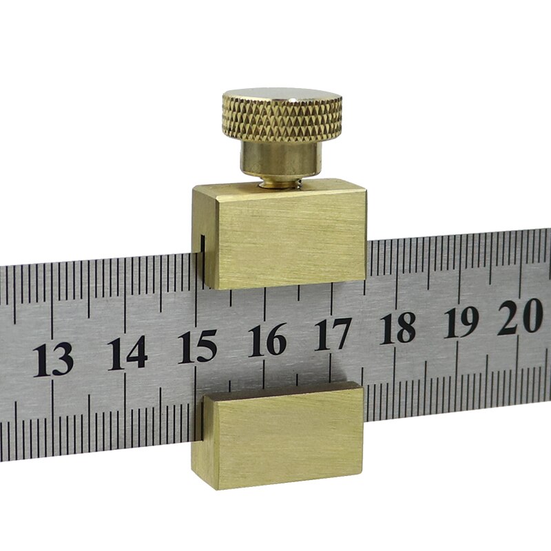 Angle line Scriber Ruler Positioning Block Steel Ruler Marking Gauge For Ruler Locator Scriber Woodworking Measuring Tools