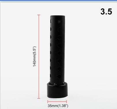 Silenziatore Di Scarico moto DB uccisore Silenziatore ferro eliminatore per Ducati HYPERMOTARD 821 SP 939 SP 1100 S EVO SP 796 stRada: nero-140x35mm