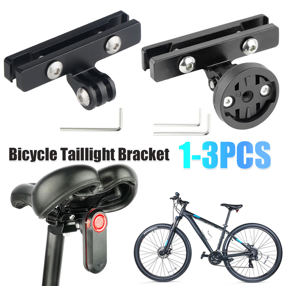Cykel baklykta sadelstolpe fäste aluminiumlegering cykel baklykta sadelstöd cykling actionkamera fäste cykeltillbehör