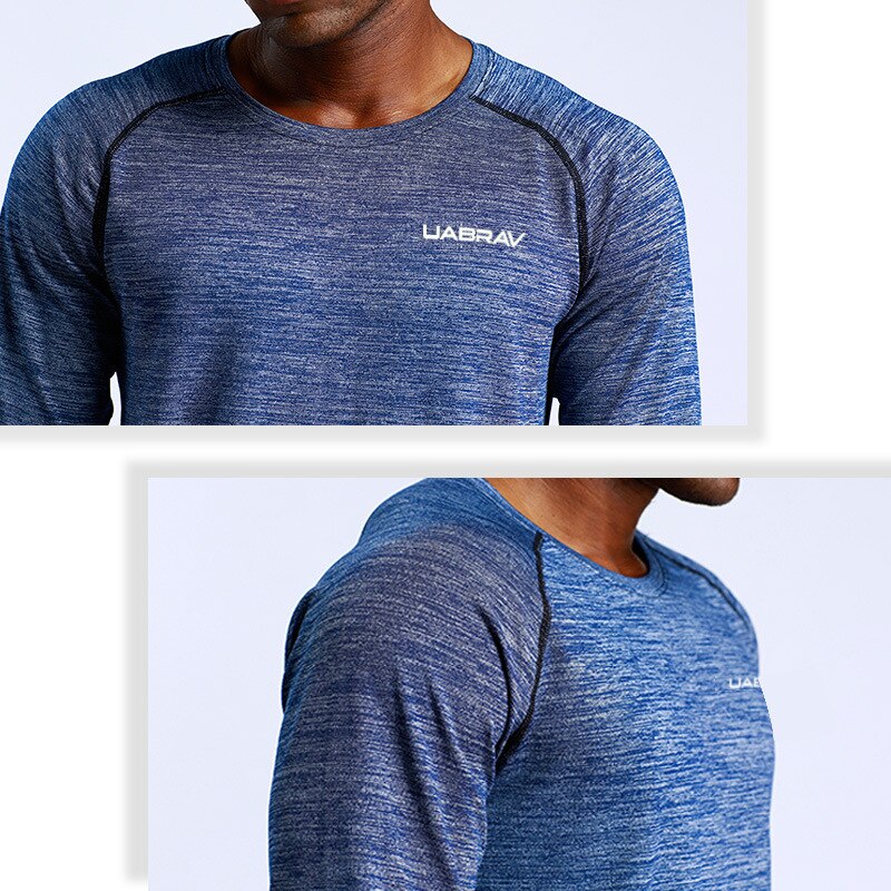 Abv sport fitness tøj langærmet løst basketball slid udendørs sports løbe skjorte stil hurtigttørrende tøj