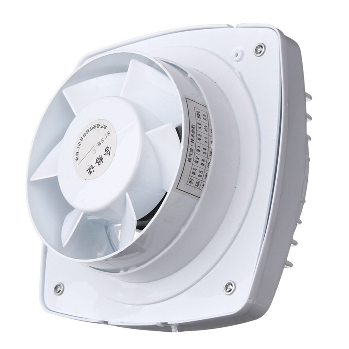 12W 6'' Pull Rope Exhaust Fan Kitchen Bathroom Toilet Small Air Conditioning Appliance Extractor Fan Ventilation Low Noise 220V